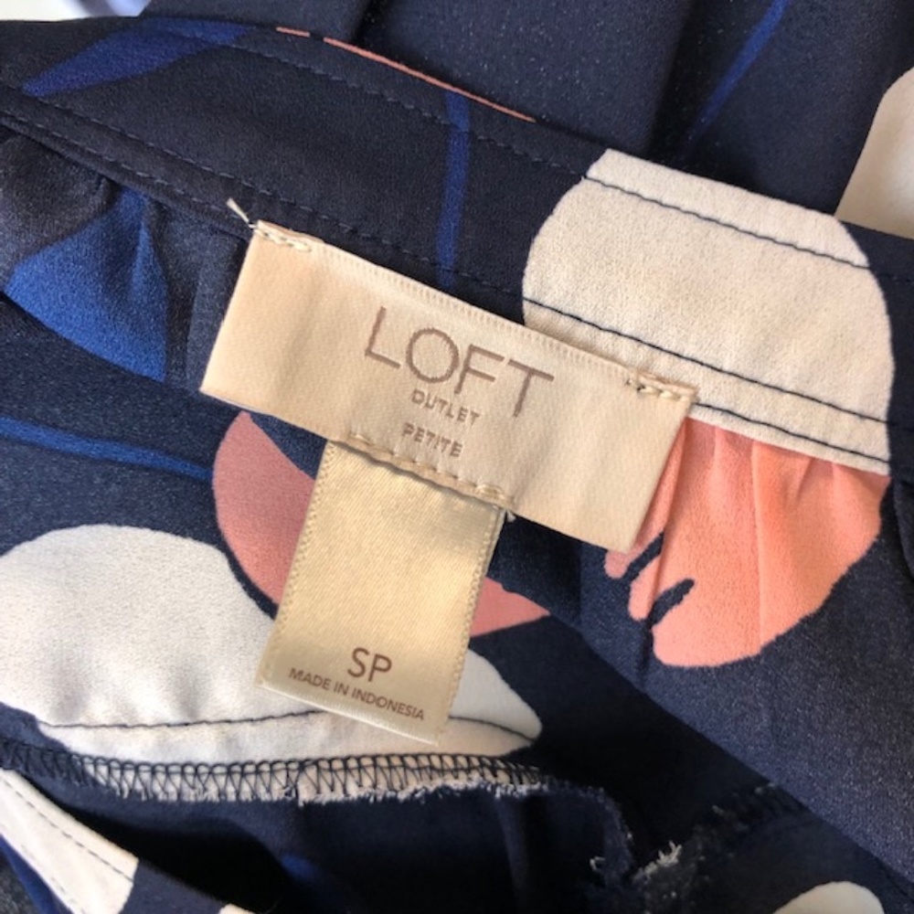 Loft Women Blouse Long Sleeve  Sz S - Picture 9 of 9
